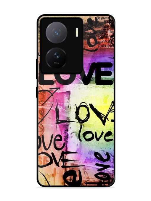 Love Graffiti Glossy Soft Edge Case for Iqoo Z7 (5G)