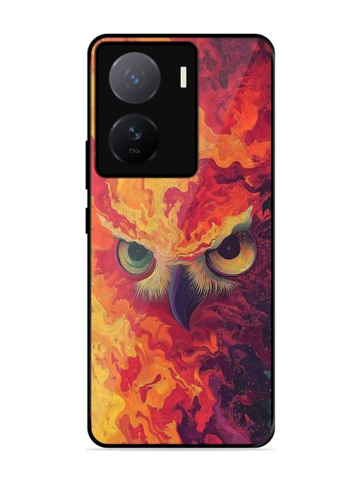 Fiery Owl Glossy Soft Edge Case for Iqoo Z7 (5G)