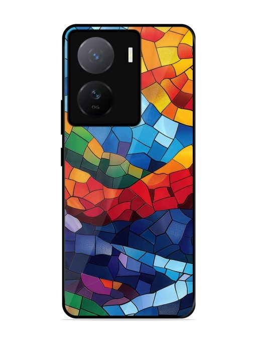 Mosaic Sunset Glossy Soft Edge Case for Iqoo Z7 (5G)