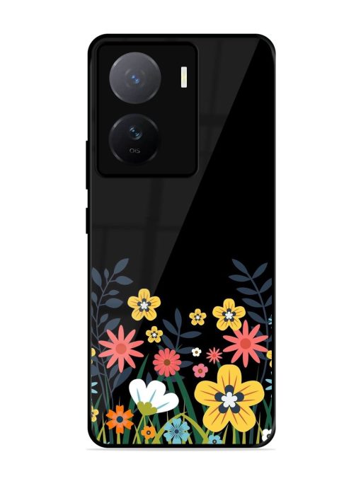 Floral Night Sky Glossy Soft Edge Case for Iqoo Z7 (5G)