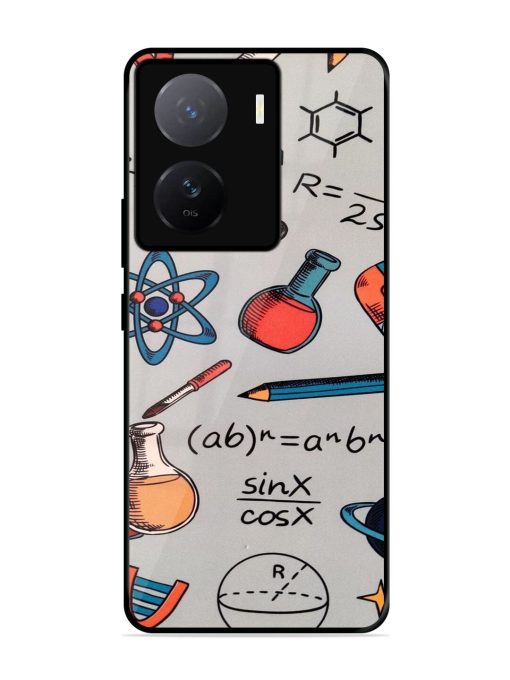 Science Doodle Delight Glossy Soft Edge Case for Iqoo Z7 (5G)