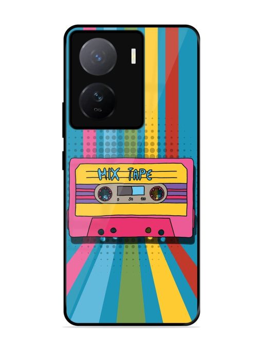 Retro Cassette Tapes Glossy Soft Edge Case for Iqoo Z7 (5G)