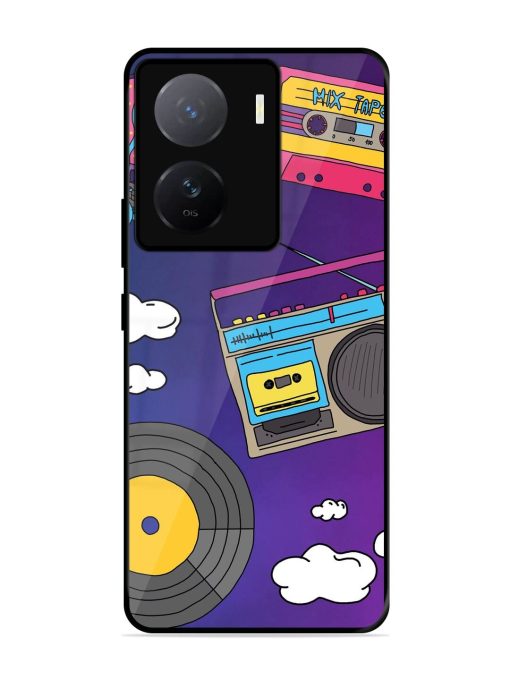 Retro Vibes Glossy Soft Edge Case for Iqoo Z7 (5G)