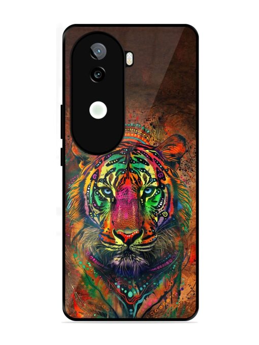 Cosmic Tiger Glossy Soft Edge Case for Iqoo Z9S (5G)