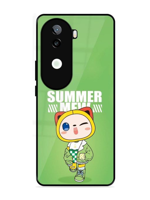 Purrfect Summer Glossy Soft Edge Case for Iqoo Z9S (5G)