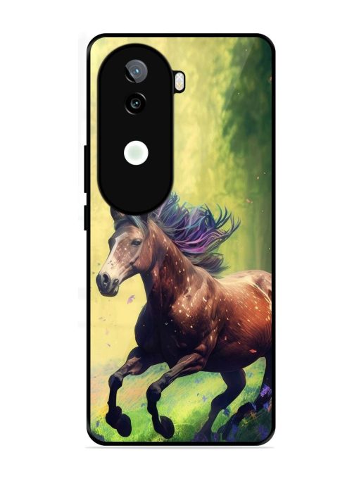 Enchanted Gallop Glossy Soft Edge Case for Iqoo Z9S (5G)