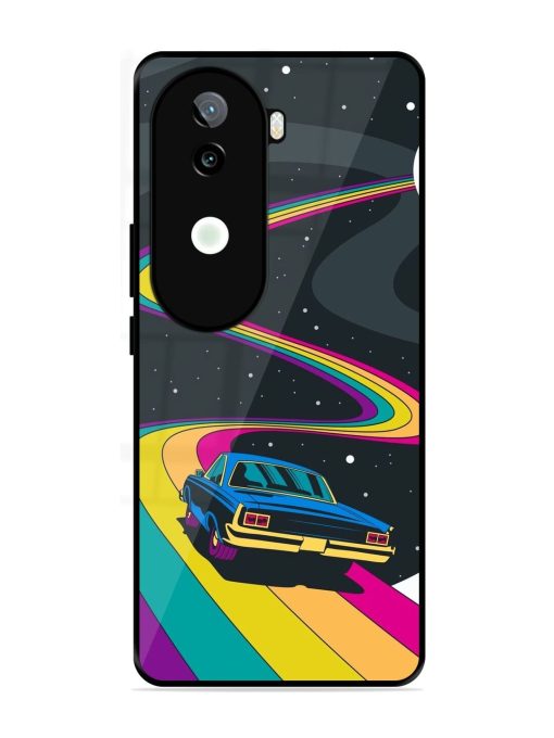 Rainbow Road Glossy Soft Edge Case for Iqoo Z9S (5G)