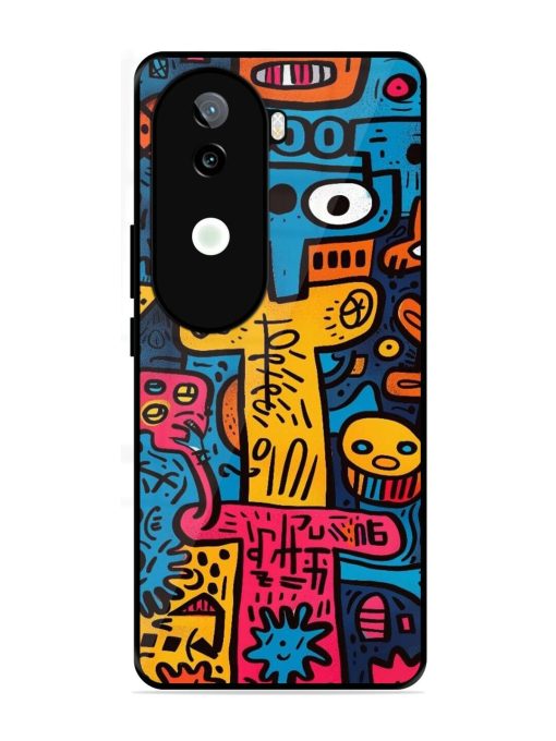 Doodletopia Glossy Soft Edge Case for Iqoo Z9S (5G)