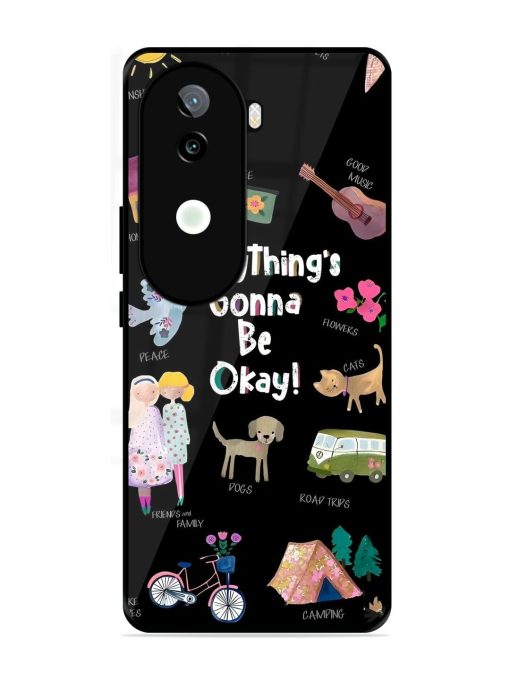 Everything'S Gonna Be Okay Glossy Soft Edge Case for Iqoo Z9S (5G)