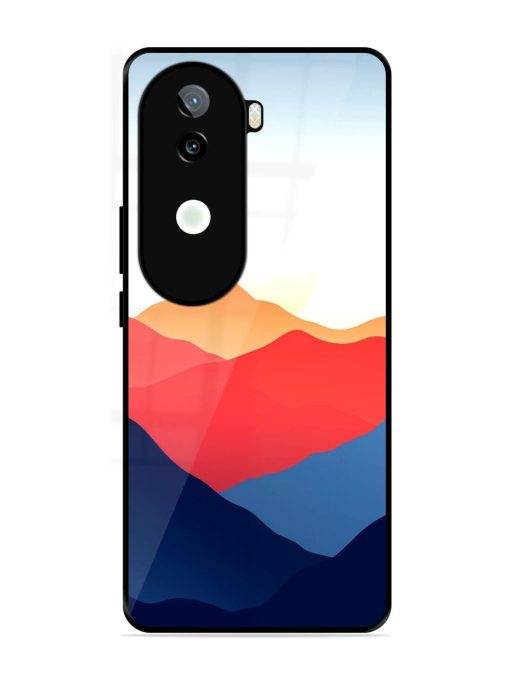 Sunset Peaks Glossy Soft Edge Case for Iqoo Z9S (5G)