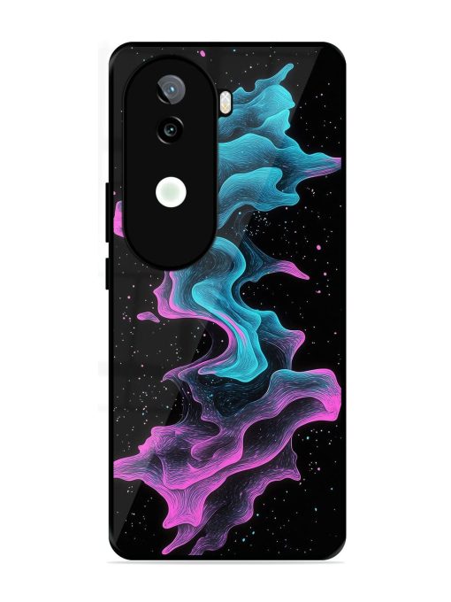 Cosmic Currents Glossy Soft Edge Case for Iqoo Z9S (5G)