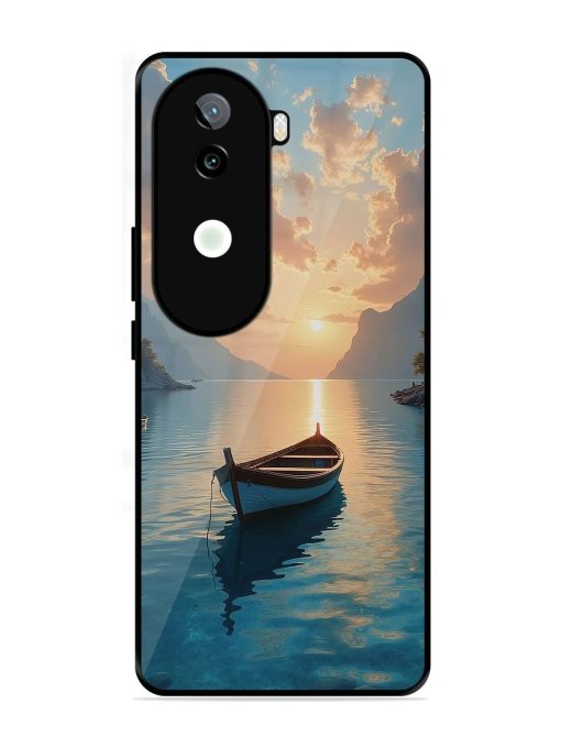 Serene Sunset Glossy Soft Edge Case for Iqoo Z9S (5G)