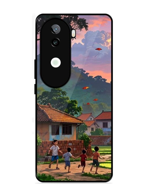 Sunset Play Glossy Soft Edge Case for Iqoo Z9S (5G)