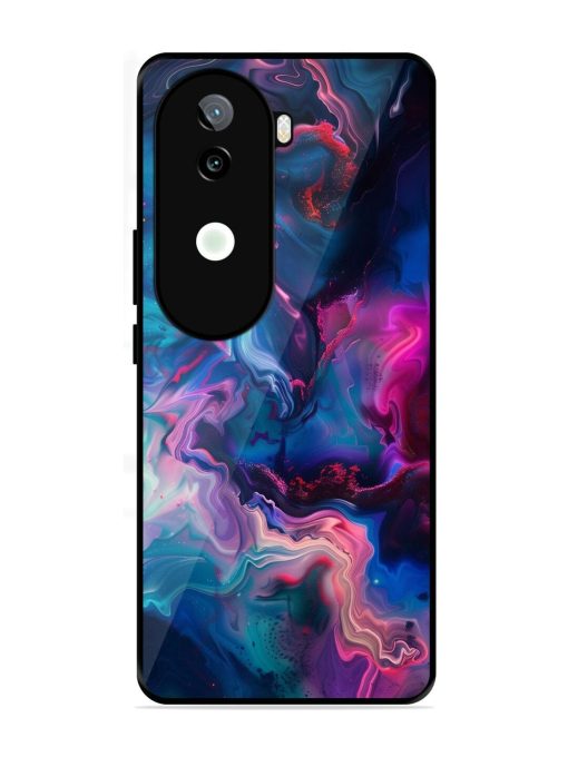 Cosmic Swirl Glossy Soft Edge Case for Iqoo Z9S (5G)