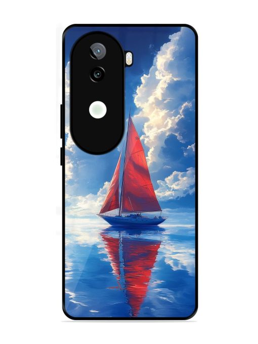 Crimson Sails Glossy Soft Edge Case for Iqoo Z9S (5G)