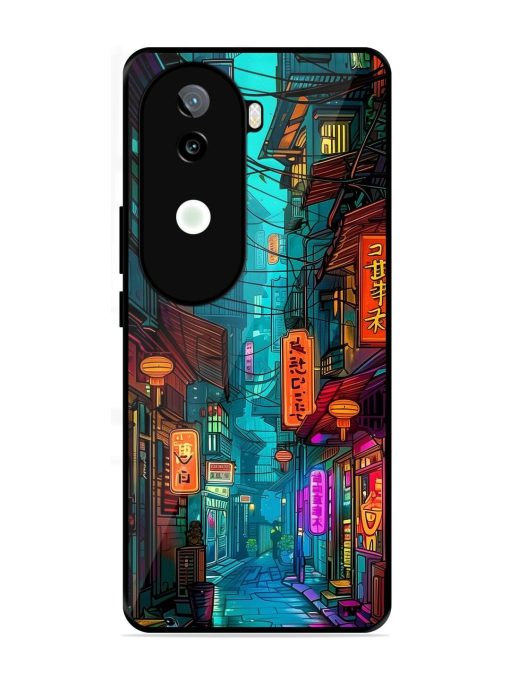 Neon Nightscape Glossy Soft Edge Case for Iqoo Z9S (5G)