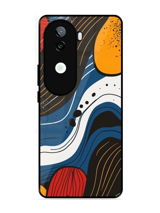 Abstract Expression Glossy Soft Edge Case for Iqoo Z9S (5G)