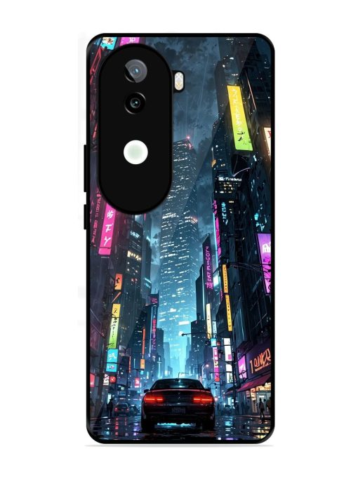 Neon Nightscape Glossy Soft Edge Case for Iqoo Z9S (5G)