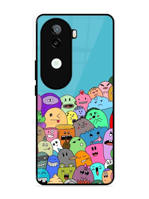 Monster Mash Glossy Soft Edge Case for Iqoo Z9S (5G)