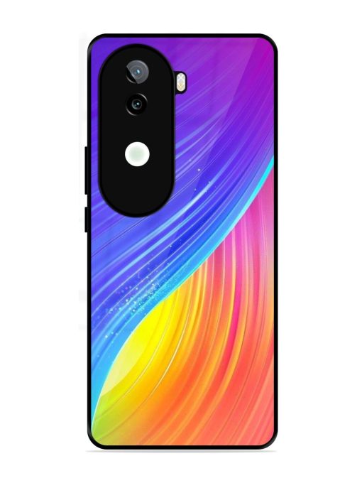 Neon Swirl Glossy Soft Edge Case for Iqoo Z9S (5G)