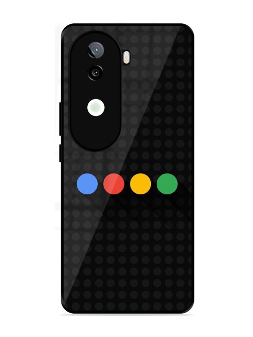 Google Dots Glossy Soft Edge Case for Iqoo Z9S (5G)