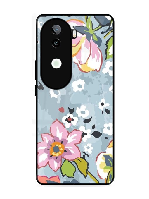 Floral Fantasy Glossy Soft Edge Case for Iqoo Z9S (5G)