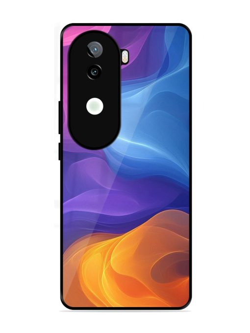 Cosmic Currents Glossy Soft Edge Case for Iqoo Z9S (5G)