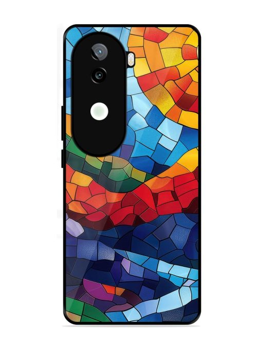 Mosaic Sunset Glossy Soft Edge Case for Iqoo Z9S (5G)