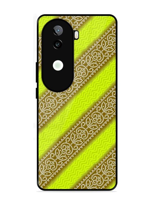 Golden Bandana Bliss Glossy Soft Edge Case for Iqoo Z9S (5G)