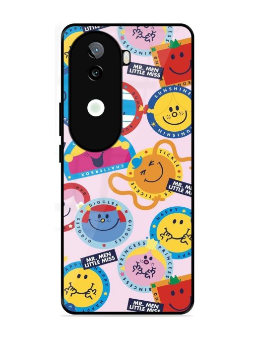 Whimsical Mr. Men & Little Miss Glossy Soft Edge Case for Iqoo Z9S (5G)