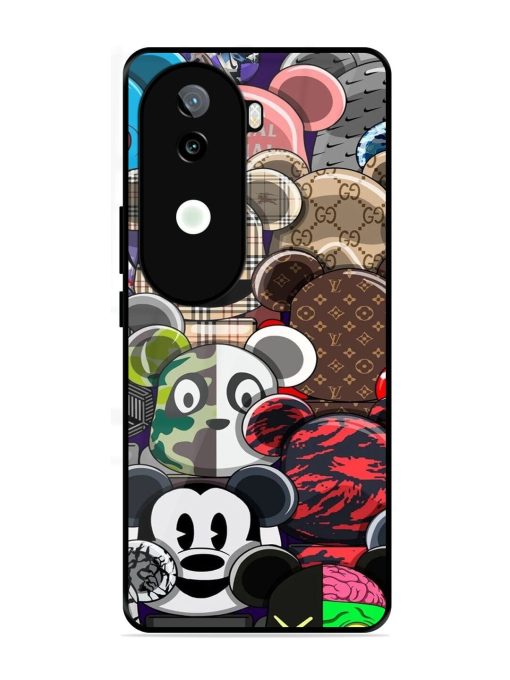 Streetwear Bearbrick Extravaganza Glossy Soft Edge Case for Iqoo Z9S (5G)