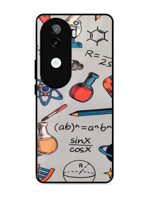 Science Doodle Delight Glossy Soft Edge Case for Iqoo Z9S (5G)