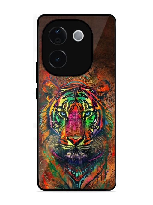 Cosmic Tiger Glossy Soft Edge Case for Iqoo Z9S Pro (5G)