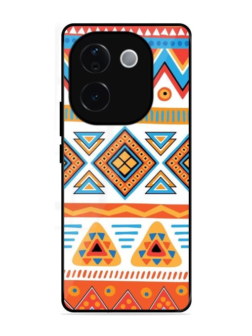 Vibrant Tribal Pattern Glossy Soft Edge Case for Iqoo Z9S Pro (5G)