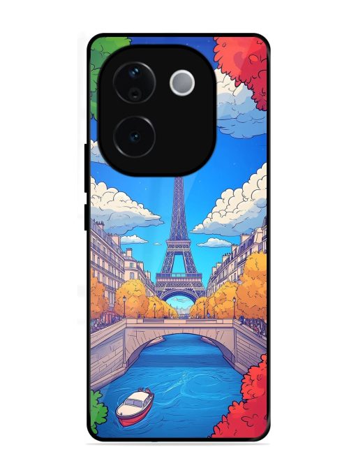 Parisian Panorama Glossy Soft Edge Case for Iqoo Z9S Pro (5G)