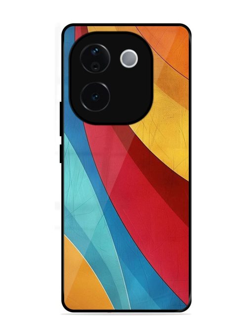 Curving Canvas Glossy Soft Edge Case for Iqoo Z9S Pro (5G)