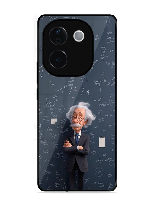 Albert Einstein Glossy Soft Edge Case for Iqoo Z9S Pro (5G)