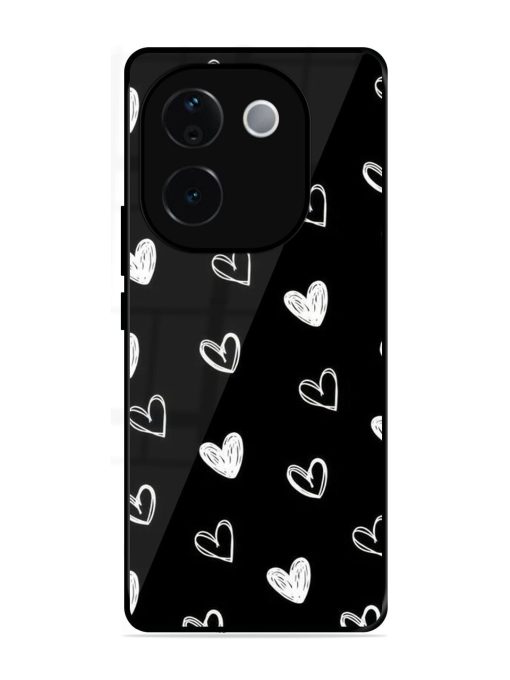 Scattered Hearts Glossy Soft Edge Case for Iqoo Z9S Pro (5G)