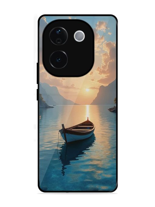 Serene Sunset Glossy Soft Edge Case for Iqoo Z9S Pro (5G)