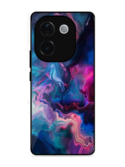 Cosmic Swirl Glossy Soft Edge Case for Iqoo Z9S Pro (5G)