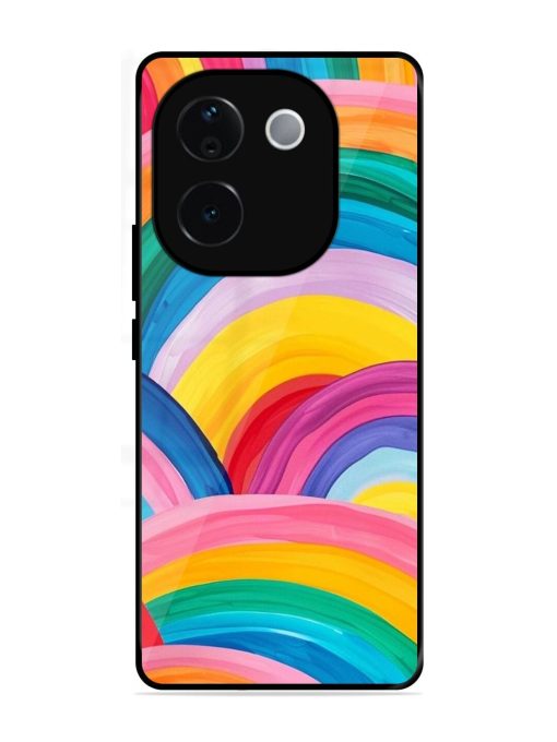 Rainbow Symphony Glossy Soft Edge Case for Iqoo Z9S Pro (5G)