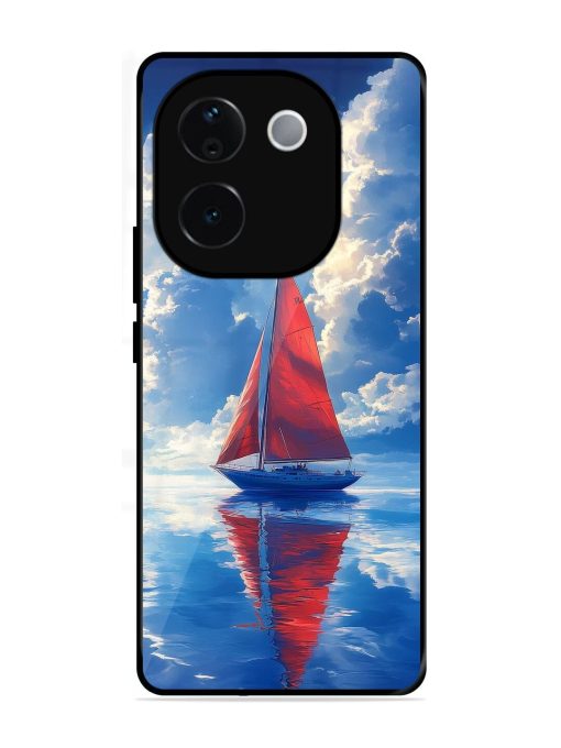 Crimson Sails Glossy Soft Edge Case for Iqoo Z9S Pro (5G)