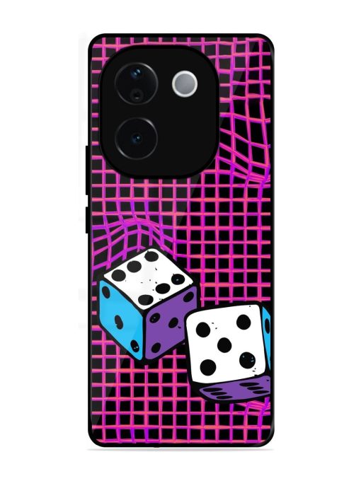 Glitched Dice Glossy Soft Edge Case for Iqoo Z9S Pro (5G)