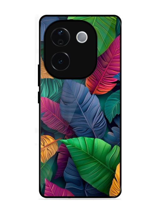 Tropical Tapestry Glossy Soft Edge Case for Iqoo Z9S Pro (5G)