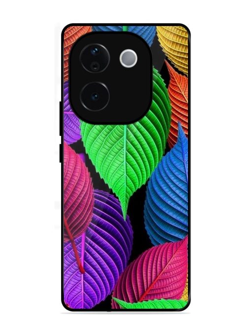 Rainbow Leaf Symphony Glossy Soft Edge Case for Iqoo Z9S Pro (5G)