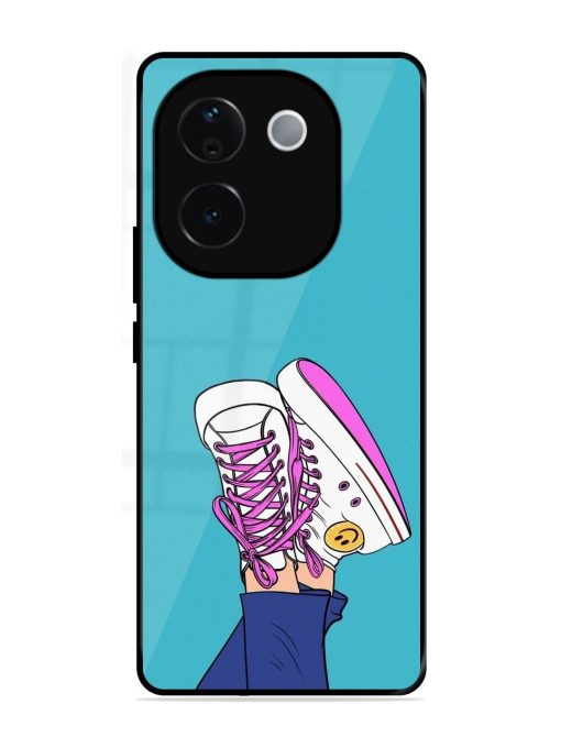 Kick Back And Chill Glossy Soft Edge Case for Iqoo Z9S Pro (5G)