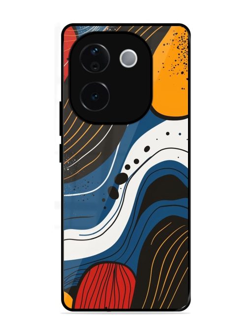 Abstract Expression Glossy Soft Edge Case for Iqoo Z9S Pro (5G)