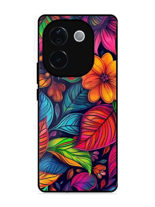 Rainbow Of Blooms Glossy Soft Edge Case for Iqoo Z9S Pro (5G)