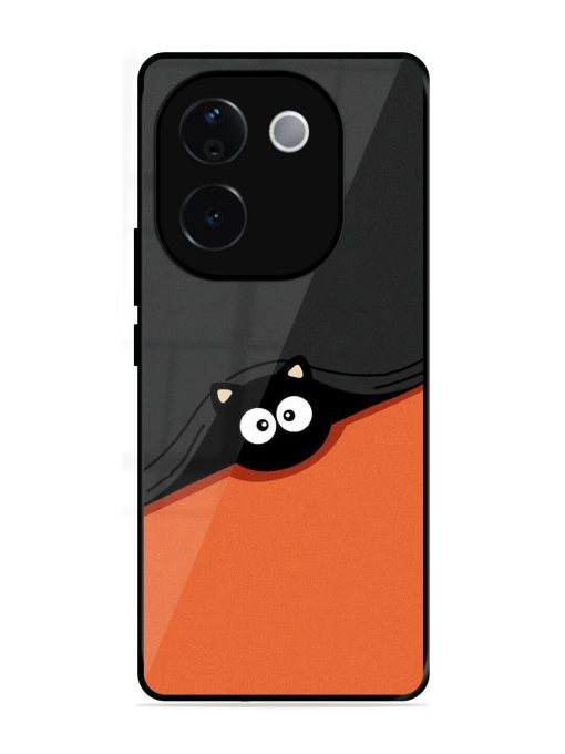 Peek-A-Boo Kitty Glossy Soft Edge Case for Iqoo Z9S Pro (5G)