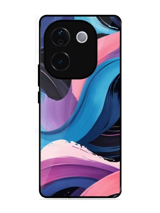 Whimsical Waves Glossy Soft Edge Case for Iqoo Z9S Pro (5G)